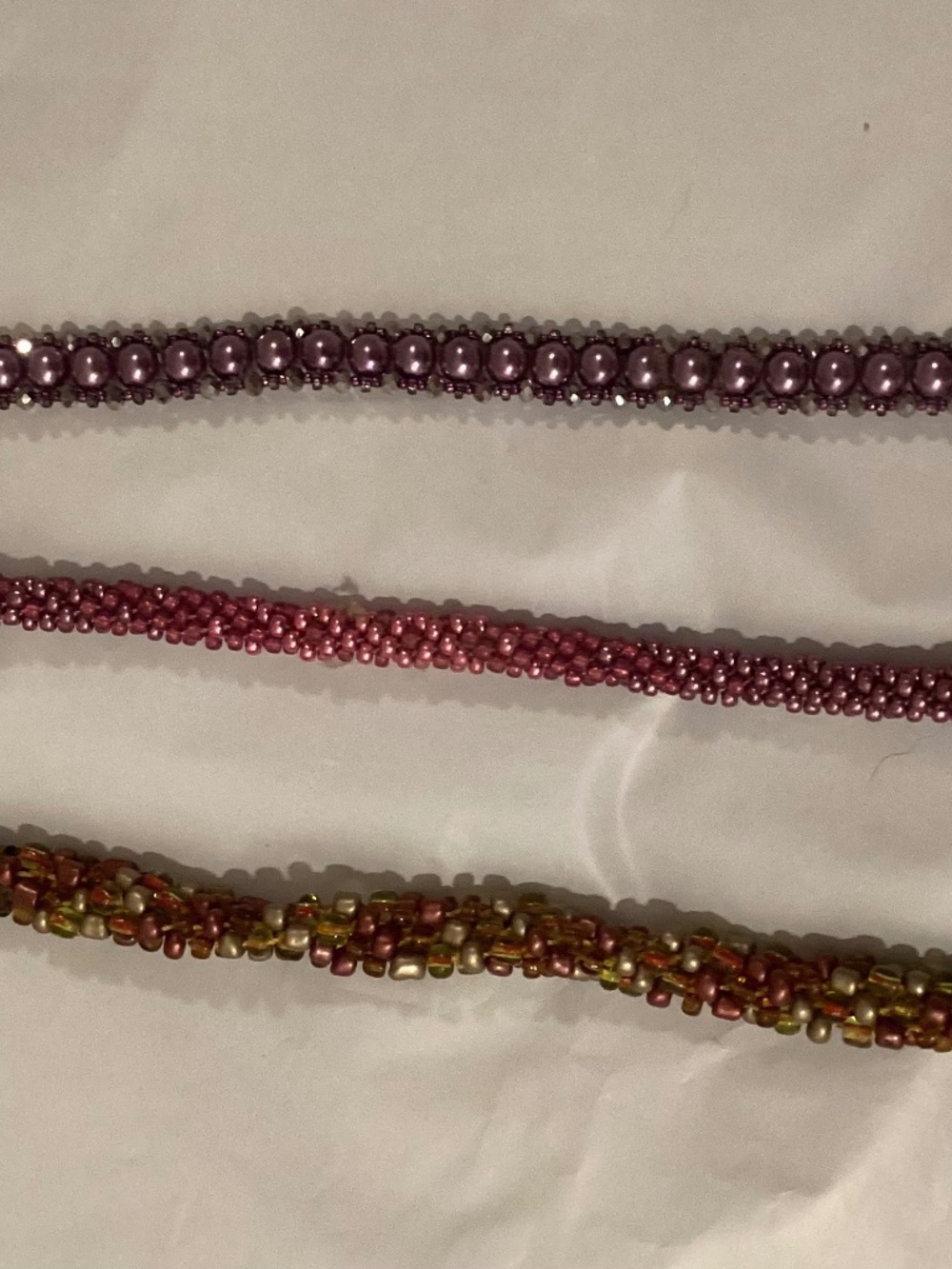 Three bead bracelets - Picture 2 of 2